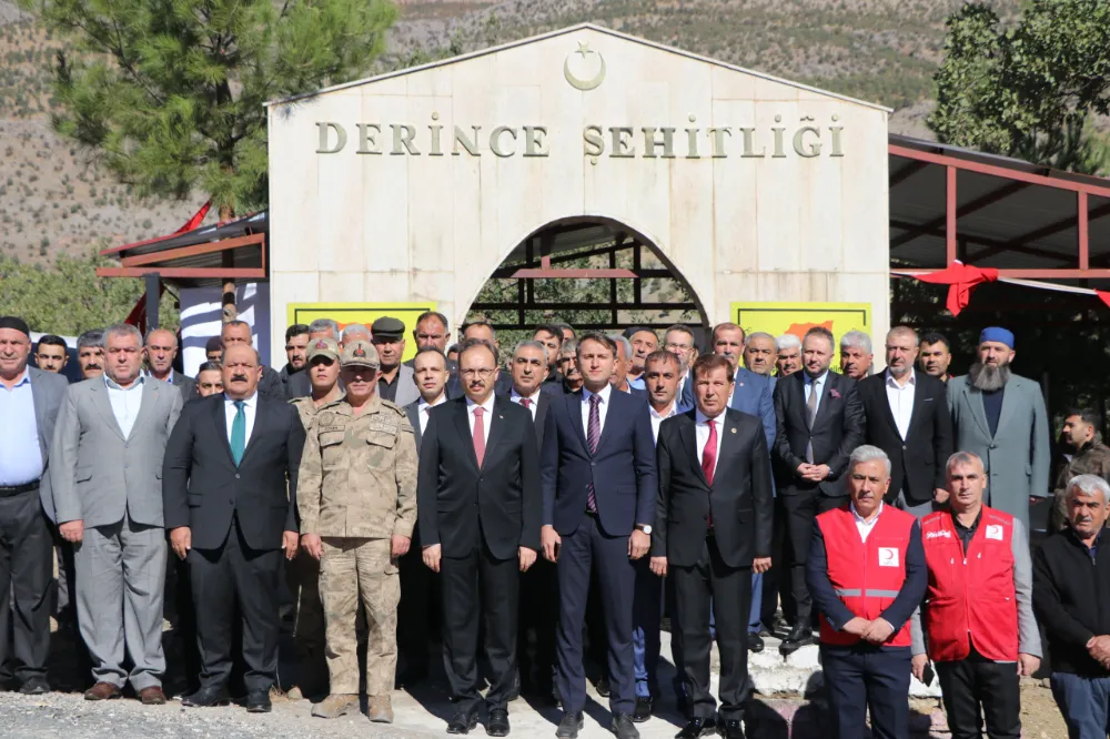 BAYKAN  DERİNCE KÖYÜ ŞEHİTLERİ DUALARLA ANILDI!