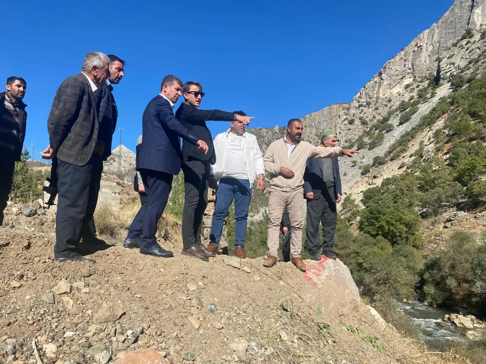 Kaymakam Özcan, Su İsale Hattı Çalışmalarını Yerinde İnceledi