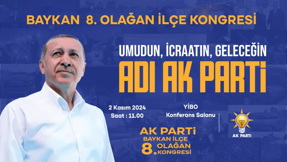 AK Parti 8. Olağan Baykan İlçe Kongresi Yapılacak