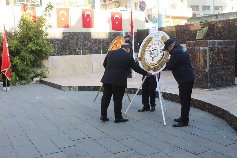 Baykan Belediye Başkanı 10 Kasım Çelenk Sunma Törenine Katıldı