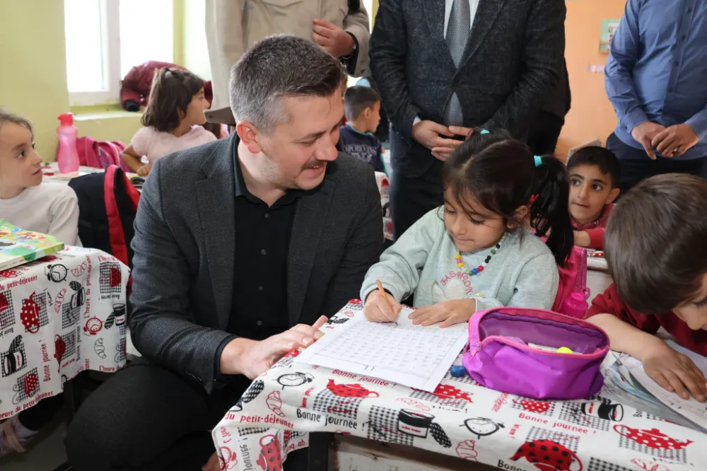 Kaymakam Serin, Üçpınar İlkokulu’nu ziyaret etti.