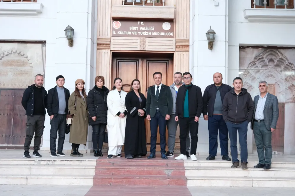 Siirt, Orta Asya Basın Mensuplarını Ağırladı