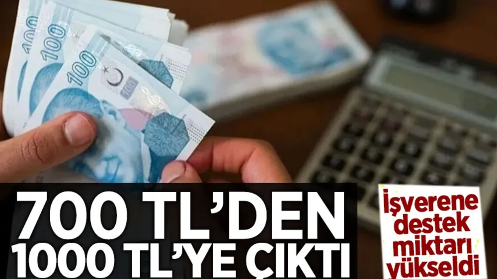 İşverene 1000 TL Destek