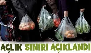 Aralık Ayının Açlık ve Yoksulluk Sınırını Açıklandı