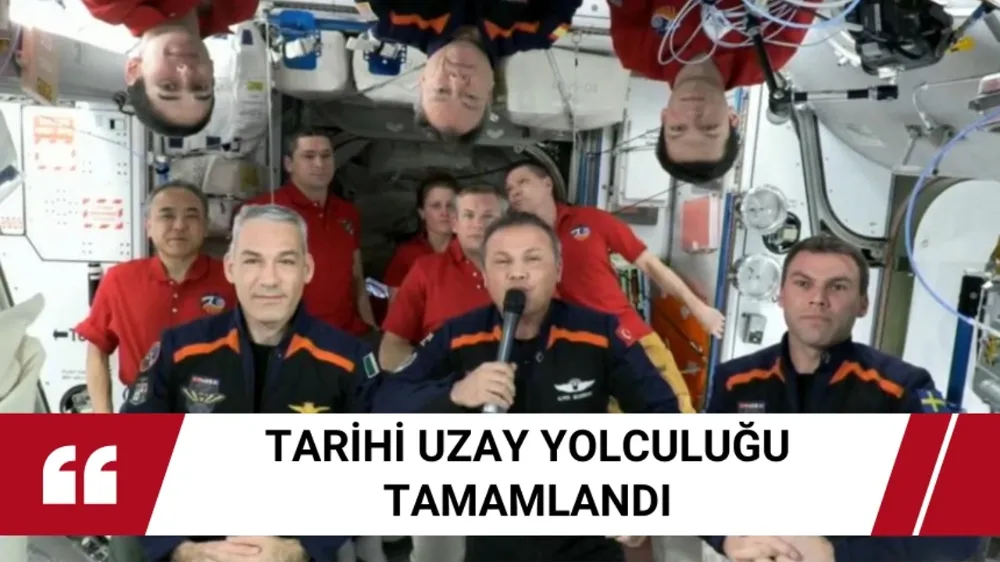 Tarihi Uzay Yolculuğu Tamamlandı