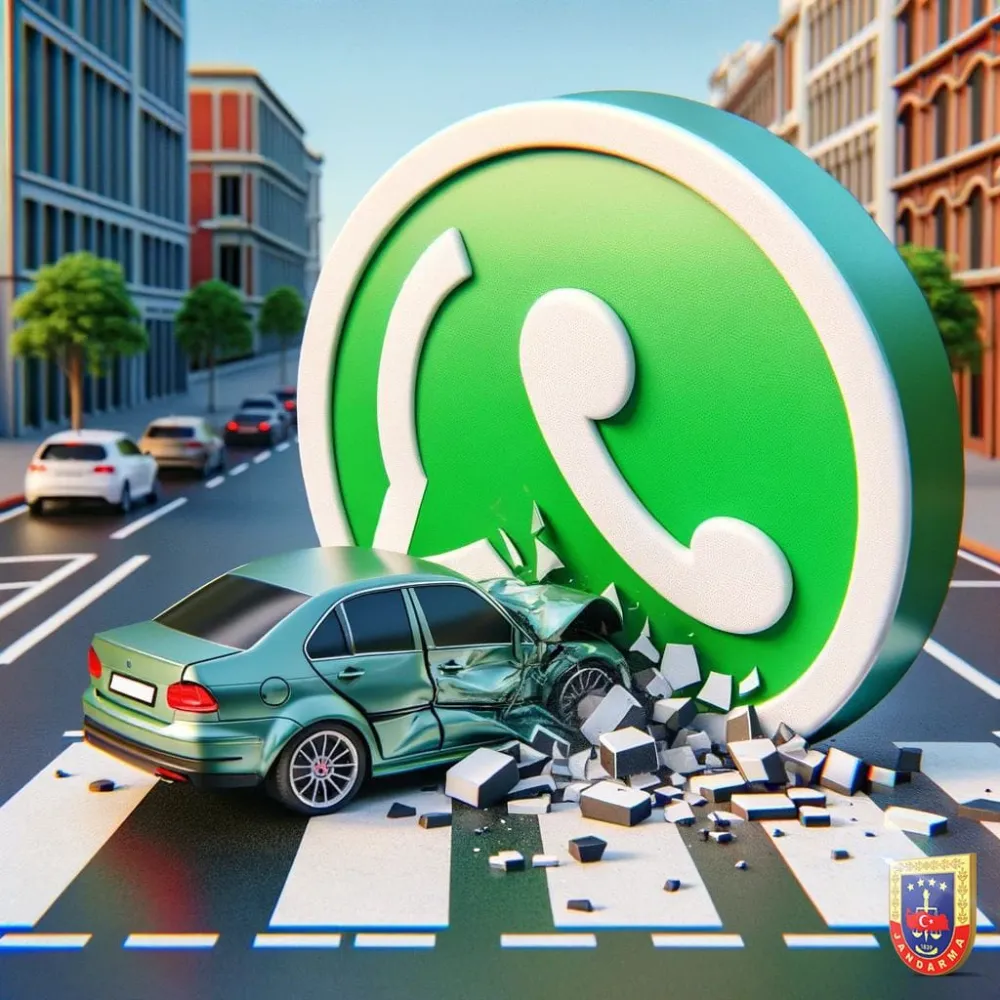 Sürücüler Dikkat!  Araba Kullanırken Cep Telefonu Kullanmak Kazalara Yol Açabilir