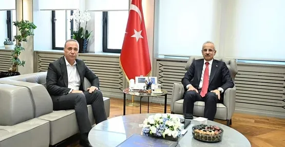 Osman Ören, Ulaştırma Ve Alt Yapı Bakanı Abdulkadir Uraloğlu İle Bir Araya Geldi 
