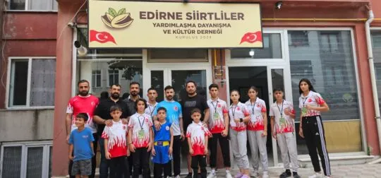 Siirtli Sporcular Balkan Wushu Kung Fu Şampiyonasına Katıldı