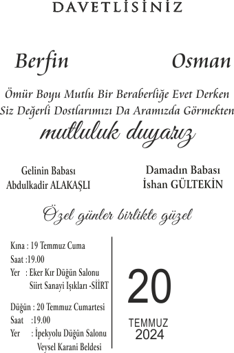 Baykan’da İshan Gültekin’in Oğluna  Görkemli Düğün Yaptı