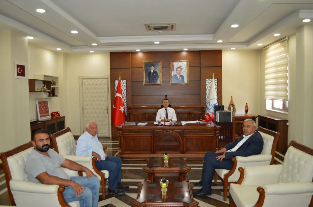 Siirt Federasyon Başkanı Olgaç, Kaymakam Özcan’ı Ziyaret Etti.