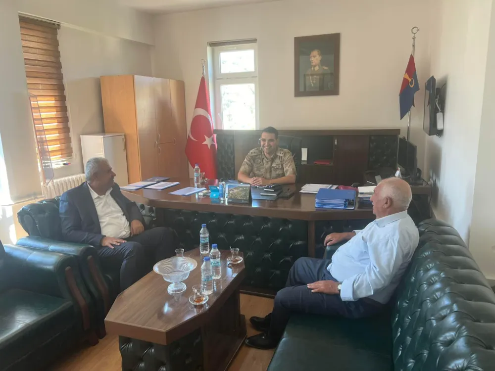 Federasyon Başkanı Olgaç, Bölük Komutanı Acar’ı Ziyaret Etti.