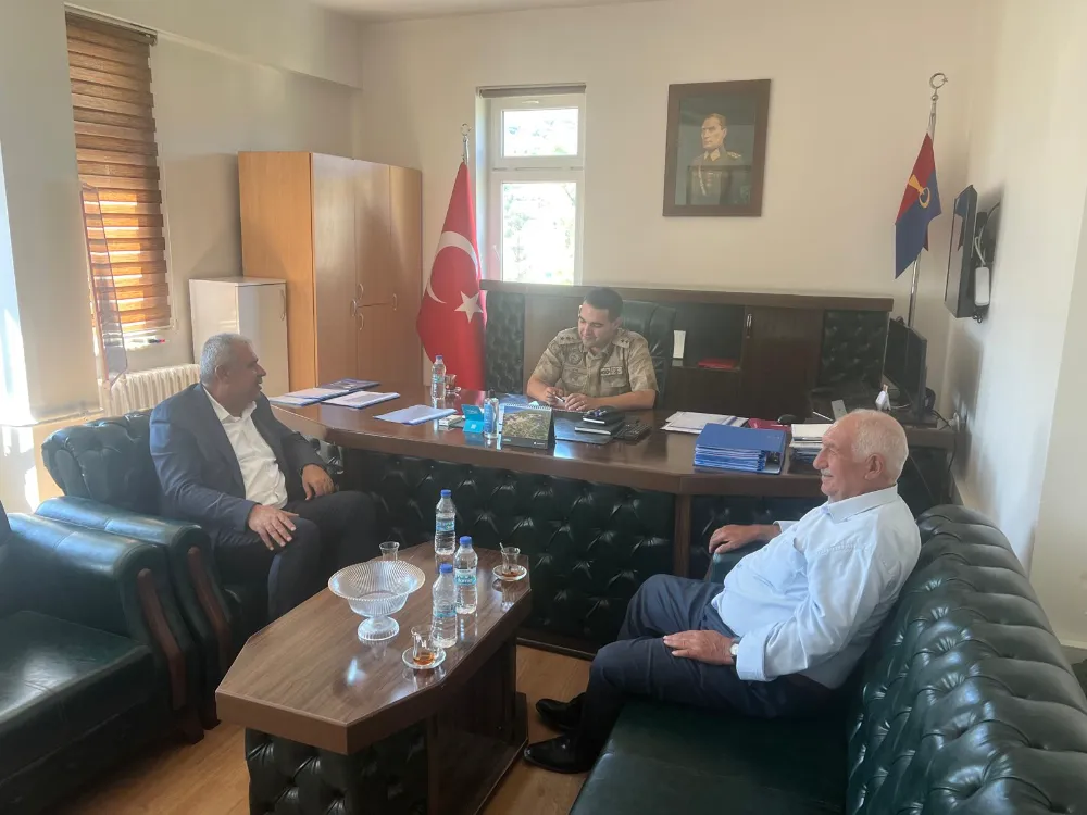 Federasyon Başkanı Olgaç, Bölük Komutanı Acar’ı Ziyaret Etti.