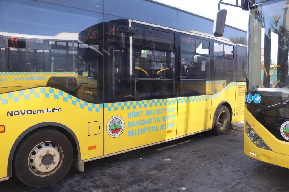 Siirt’e Şehir İçi Otobüsleri Vatandaşları 3 Dilde Karşılıyor