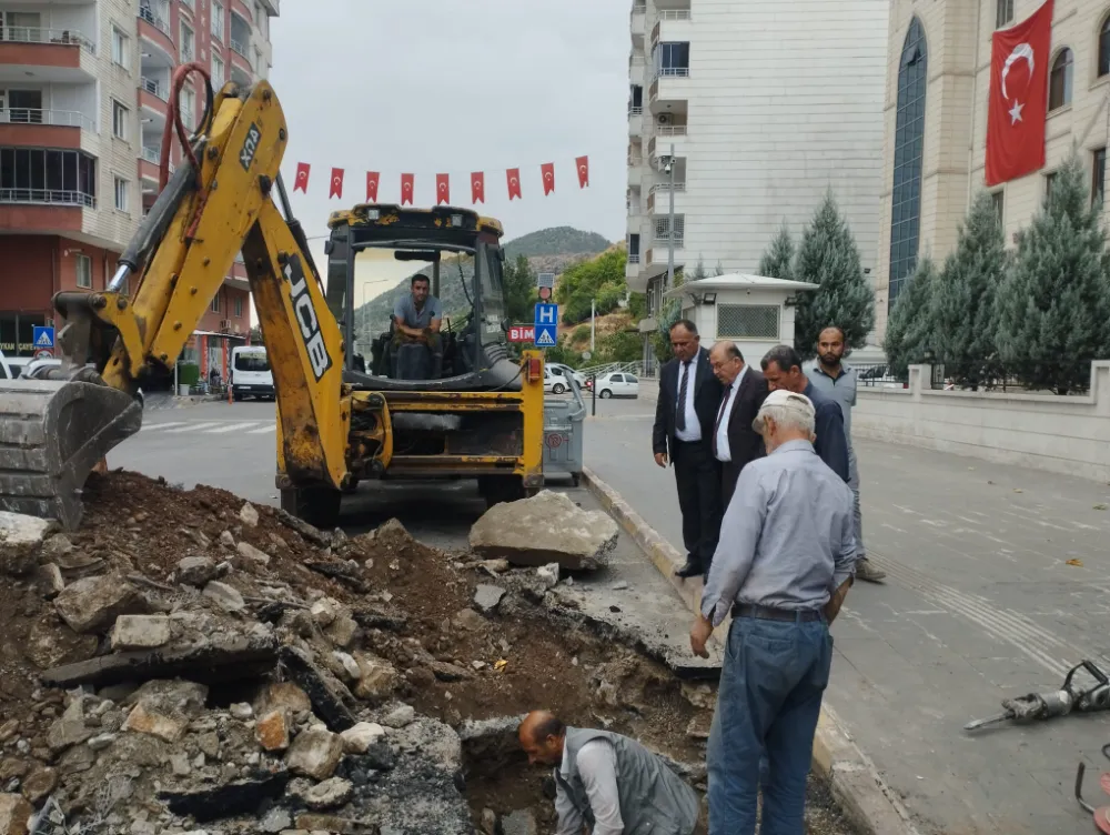 Başkanvekili Erdal Sahadaki Çalışmaları Yerinde  İnceledi