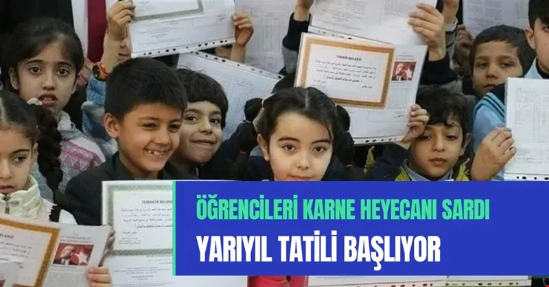 Öğrencilerin Yarıyıl Tatili Yarın Başlıyor