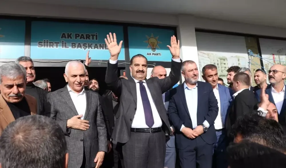 AK Parti Siirt İl Başkanı Canpolat, Coşku ile Karşılandı