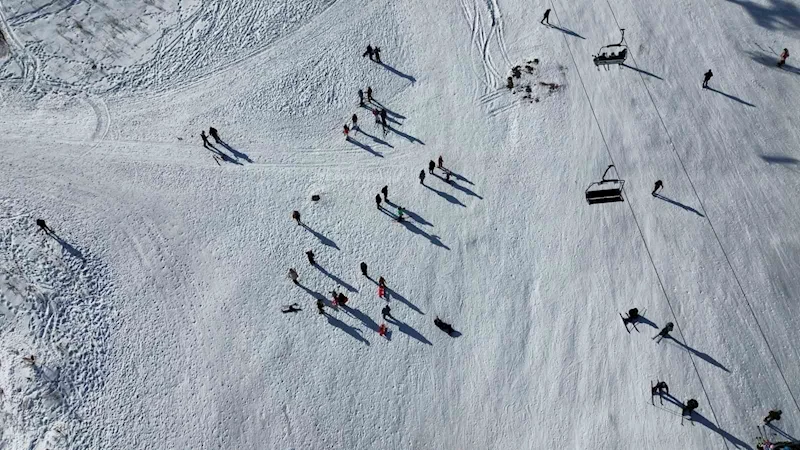 Sarıkamış Kayak Merkezi’nde sömestre yoğunluğu
