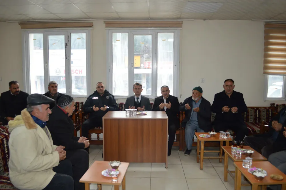 Kaymakam Özcan Erdal Ailesine Taziye Ziyaretinde Bulundu