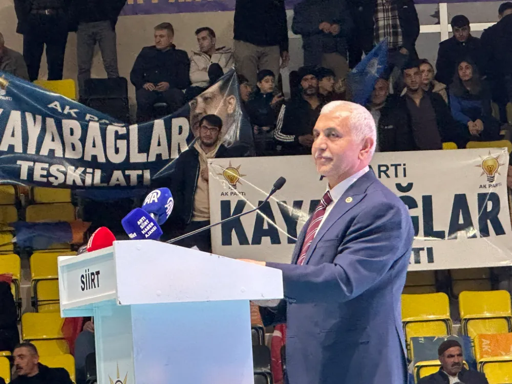 Siirt Milletvekili Gül, AK Parti Siirt 8. Olağan Kongresine Katıldı