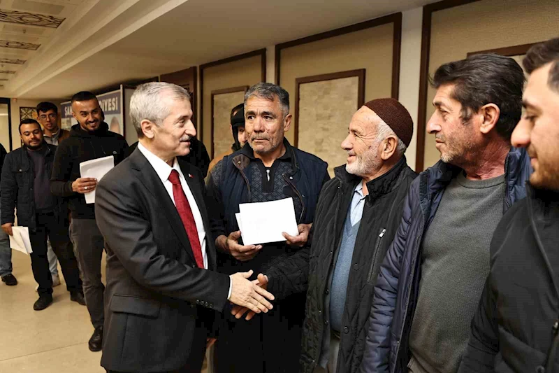 Tahmazoğlu çiftçilerle bir araya geldi
