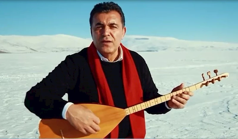 Başkan Demir, Çıldır Gölü’nde klip çekti
