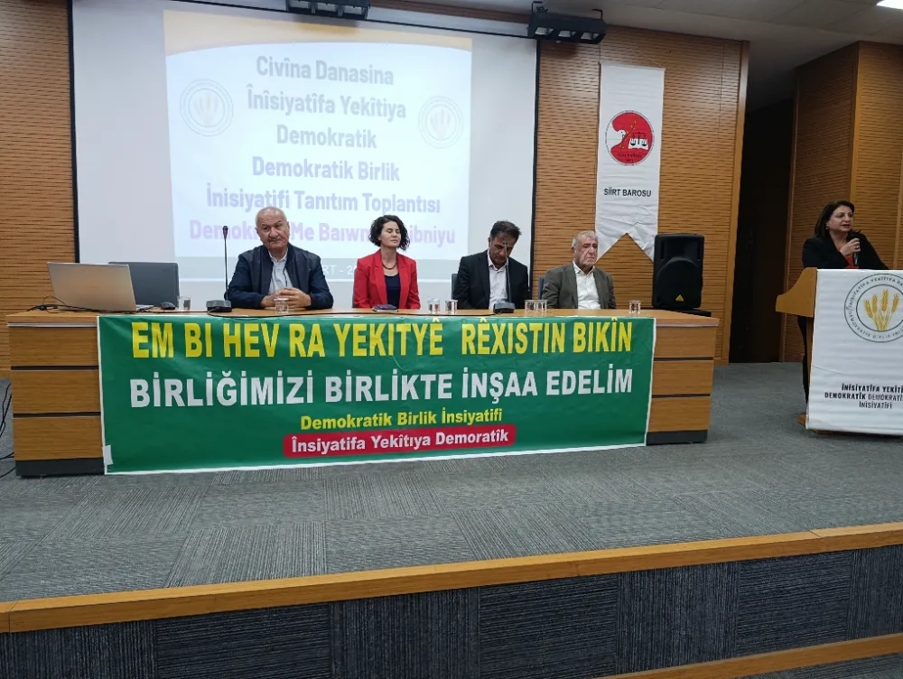 Siirt’te Demokratik Birlik İnisiyatifi Tanıtım Toplantısı Gerçekleştirildi