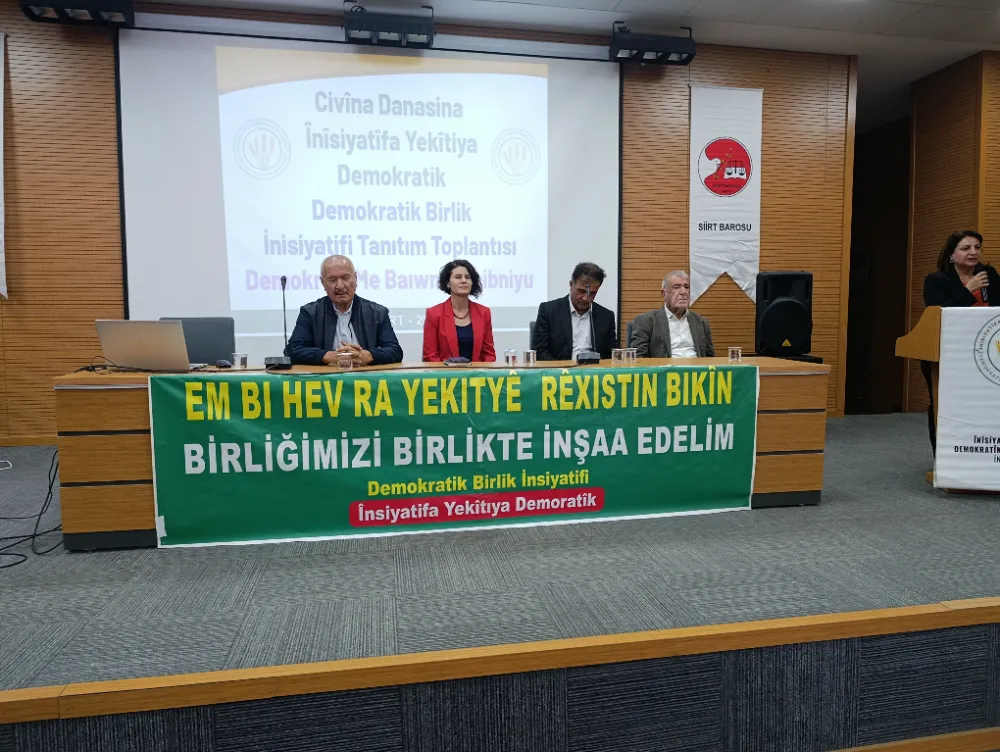 Siirt’te Demokratik Birlik İnisiyatifi Tanıtım Toplantısı Gerçekleştirildi