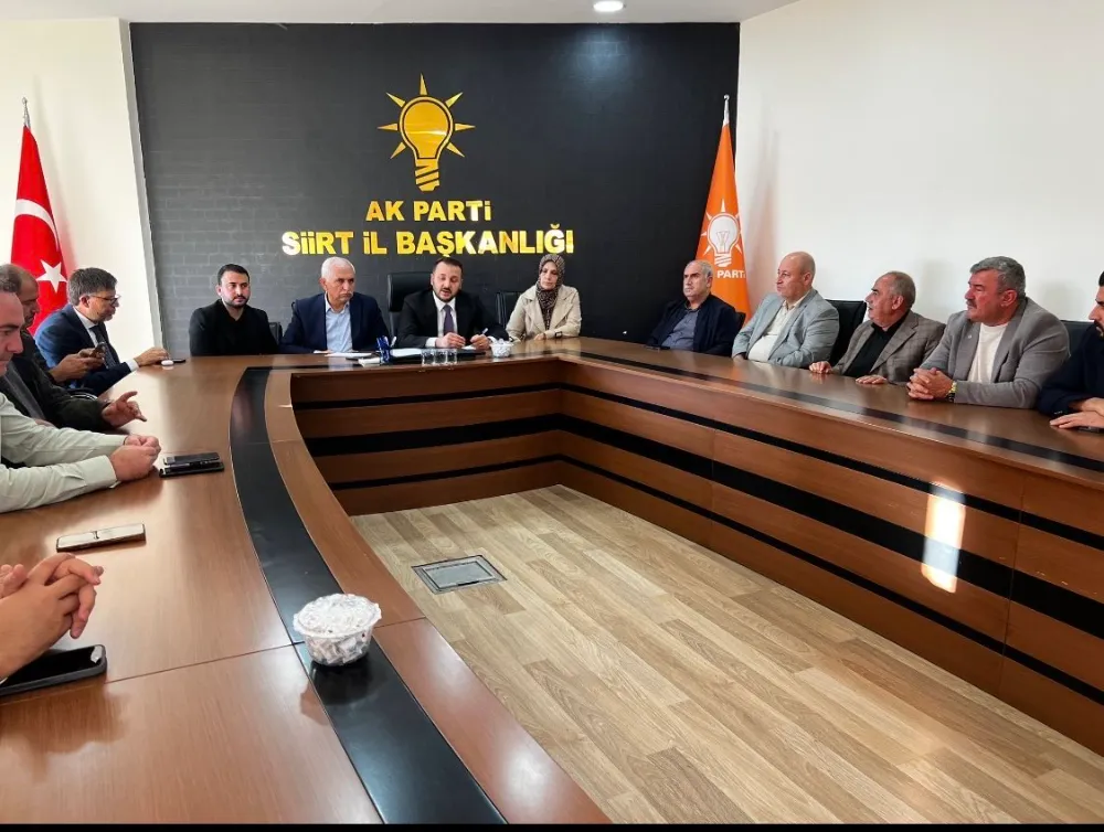 AK Parti Siirt Teşkilatı’nda Birlik ve Beraberlik Mesajı