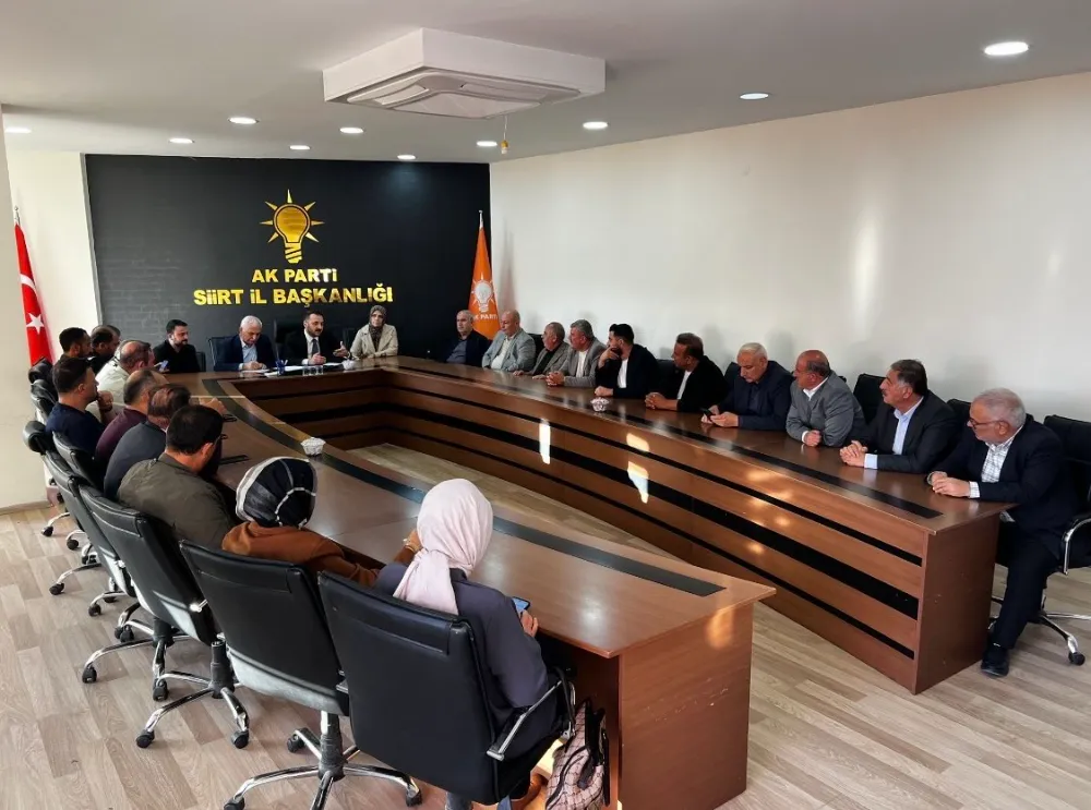 AK Parti Siirt Teşkilatı’nda Birlik ve Beraberlik Mesajı