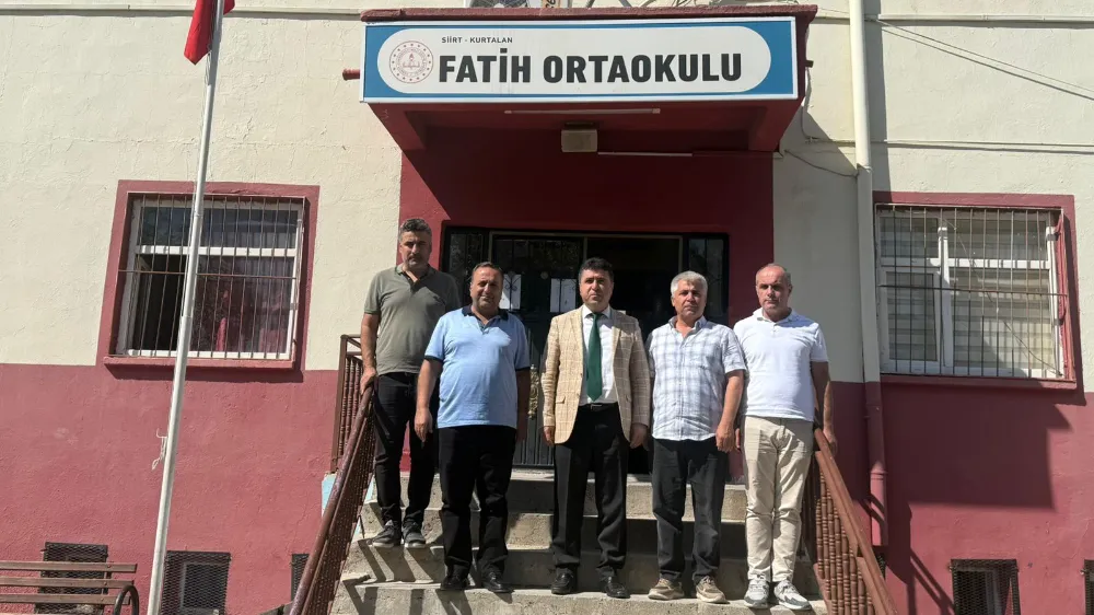Siirt Kurtalan İlçe Millî Eğitim Müdürü Faysel Polat’tan Fatih Ortaokulu’na Ziyaret