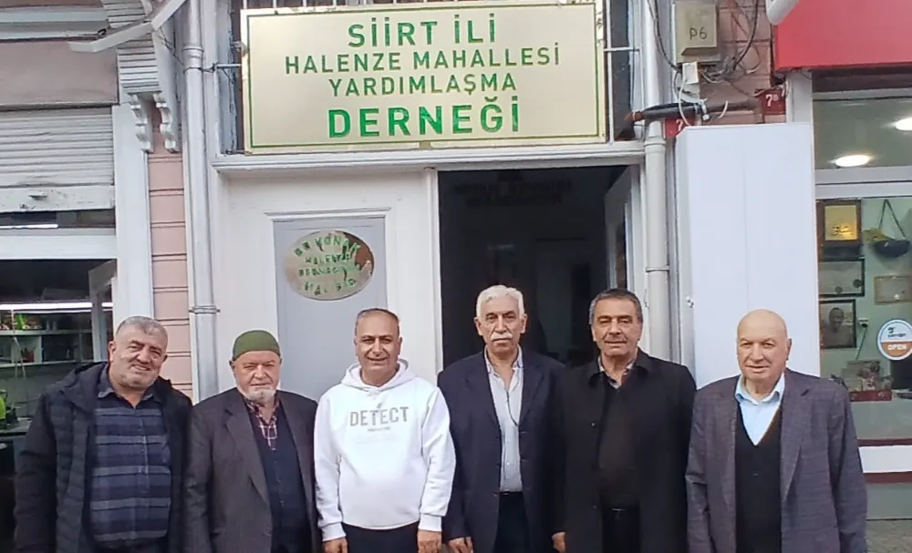 İSTANBUL’DAKİ SİİRTLİLER BULUŞMASI: HALENZELİLER BAĞTEPE DERNEĞİ’NE ANLAMLI ZİYARET