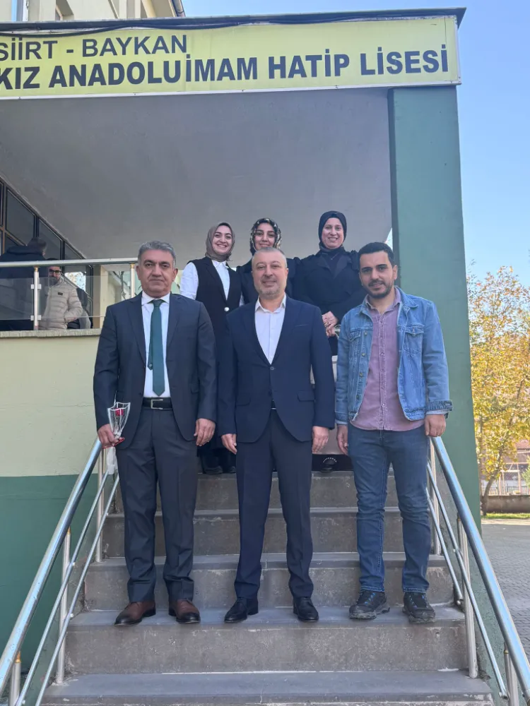 AK Parti Baykan Teşkilatından 24 Kasım Öğretmenler Günü Ziyaretleri