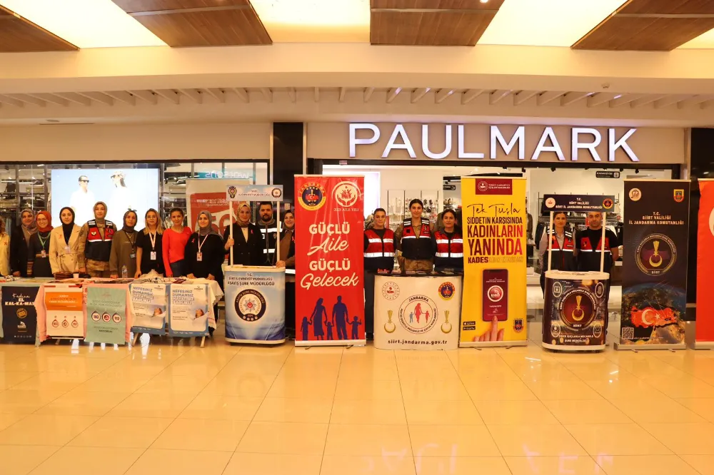Siirt’te Kadına Yönelik Şiddetle Mücadele Günü Kapsamında Farkındalık Etkinliği Düzenlendi