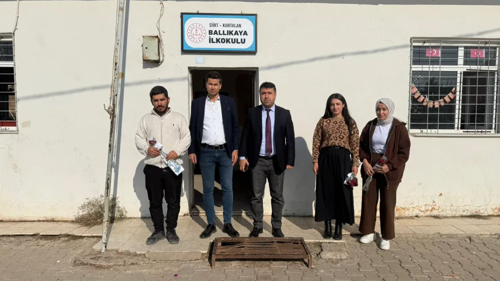 Siirt - Kurtalan Milli Eğitim Müdürü Faysel Polat’tan Köy Okullarına Ziyaret