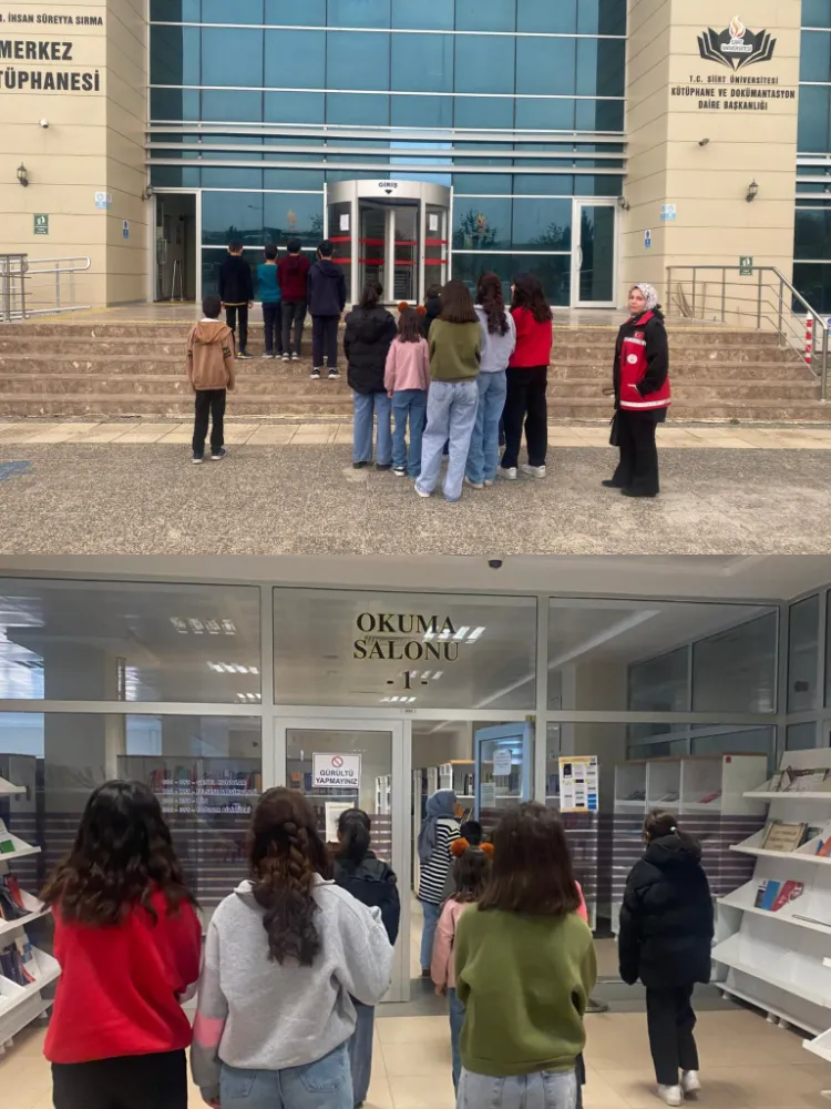 Siirt’te Koruma Altındaki Çocuklardan Siirt Üniversitesi Kütüphanesine Anlamlı Ziyaret
