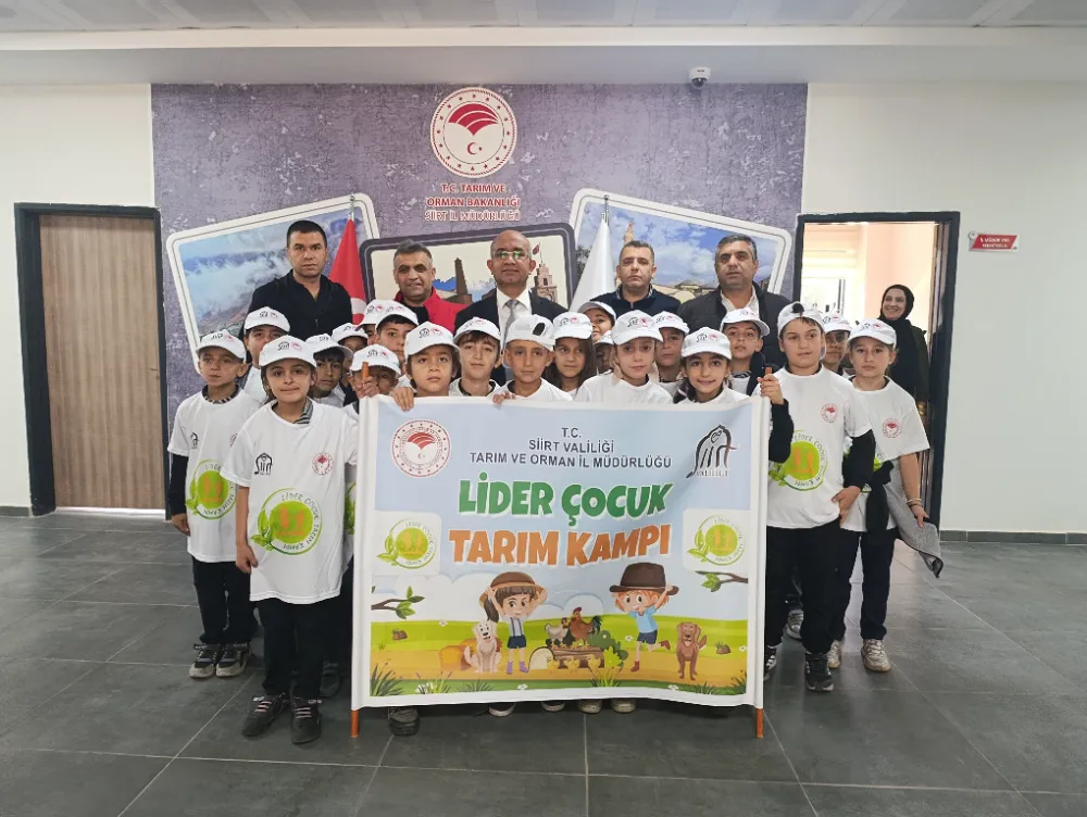 İlkokul Öğrencilerinden Siirt Tarım ve Orman Müdürlüğü’ne Anlamlı Ziyaret