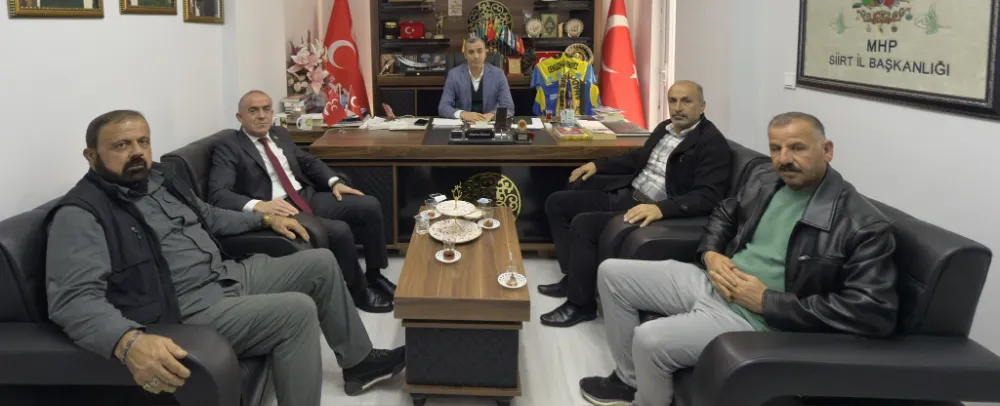 “Gökçebağ Belediye Başkanı’ndan Siirt İl Başkanına Önemli Ziyaret: Neler Konuşuldu?”
