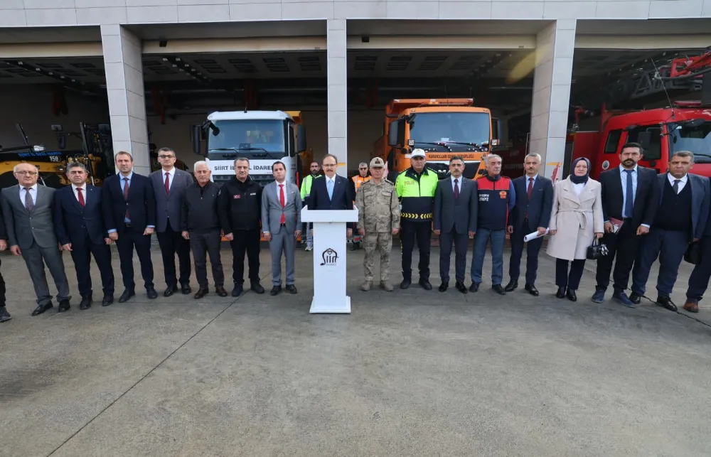Siirt’te ‘Kış Mevsimi Trafik Tedbirleri’ Toplantısı Yapıldı