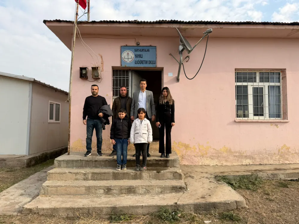 Siirt Kurtalan’da Köy Okullarına Ziyaret: Milli Eğitimden Yerinde İnceleme