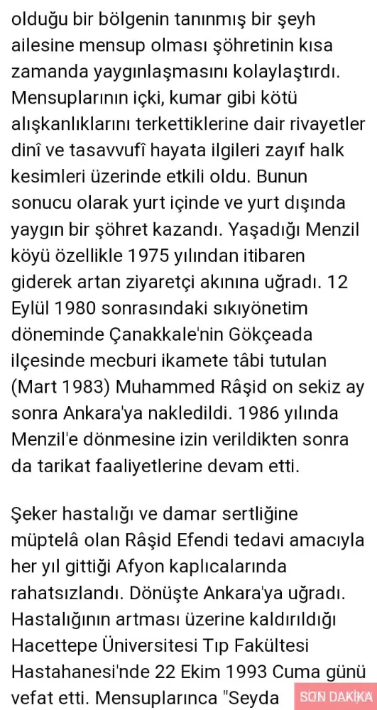 Siirt, Baykan (Ormanpınar) Bilvanis’ten Menzil’e, Menzil’den Anadolu’ya Uzanan İrşad Zinciri