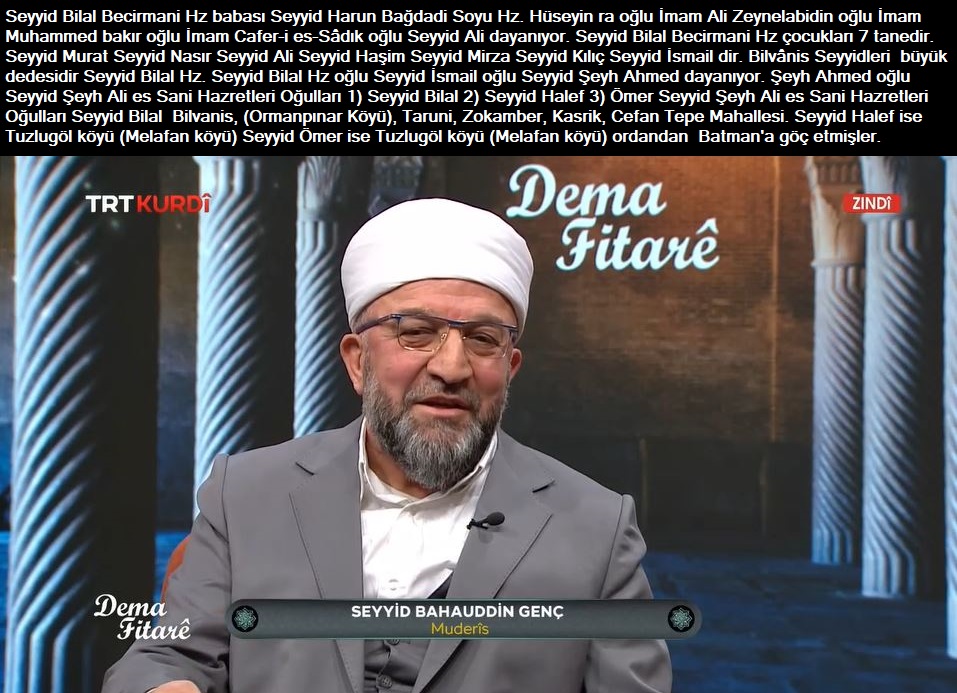 Siirt, Baykan (Ormanpınar) Bilvanis’ten Menzil’e, Menzil’den Anadolu’ya Uzanan İrşad Zinciri