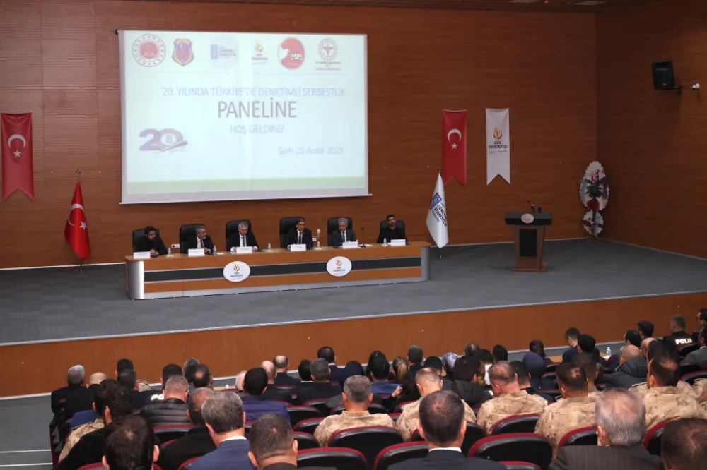 Siirt’te Adaletin İnsani Yüzü Konuşuldu: Denetimli Serbestlik 20. Yılında Masaya Yatırıldı