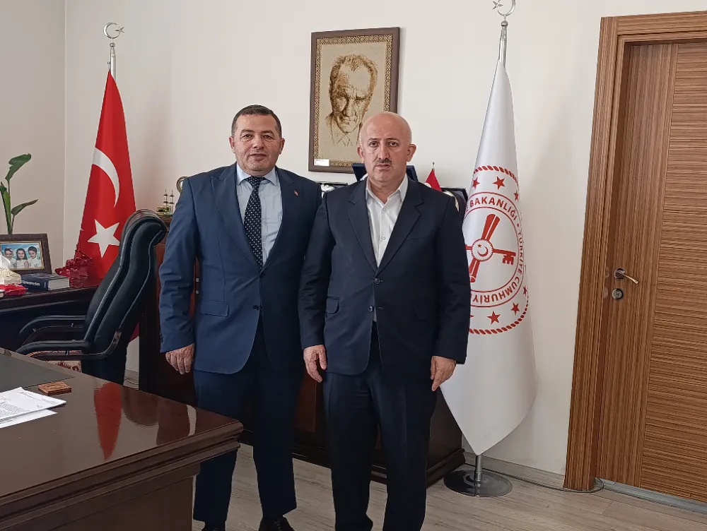 Gazeteci/Yazar Şakir Erol’dan Siirt Defterdarı Yusuf İpekçi’ye Ziyaret