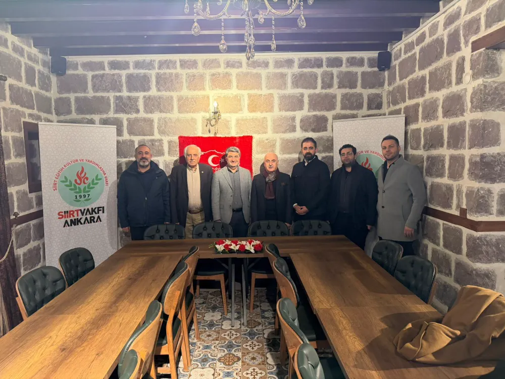 Batman Milletvekili Mehmet Emin Ekmen’den Siirt Vakfı Ankara Şubesi’ne Anlamlı Ziyaret