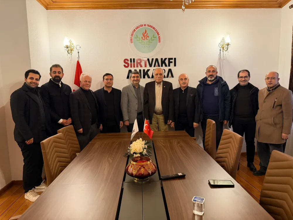 Batman Milletvekili Mehmet Emin Ekmen’den Siirt Vakfı Ankara Şubesi’ne Anlamlı Ziyaret