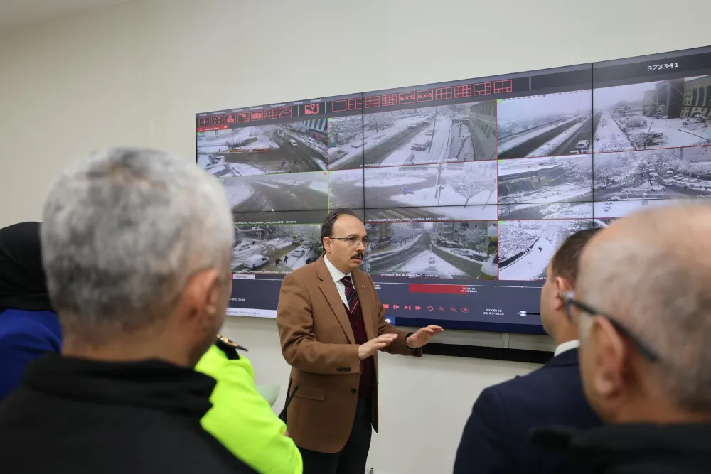 Siirt’te Vali Kızılkaya Başkanlığında Karla Mücadele Koordinasyon Toplantısı Gerçekleştirildi