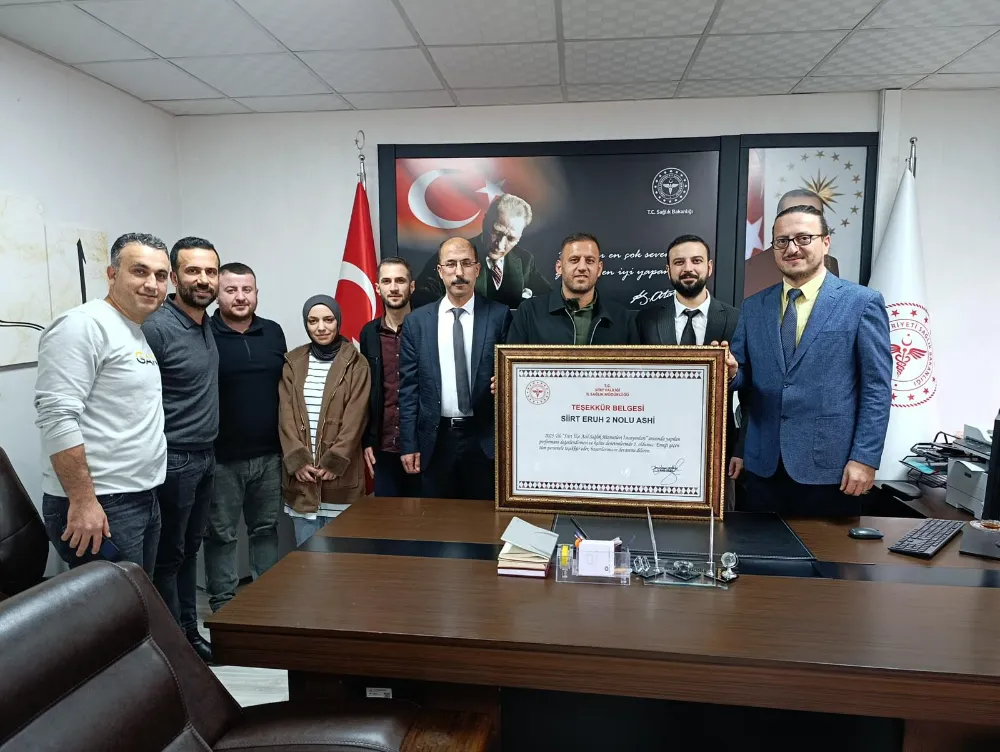 Siirt’te Acil Sağlık Hizmetleri Haftası: 112 Personeline Anlamlı Ziyaret ve Teşekkür