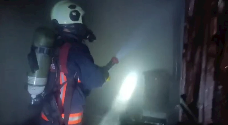 Yüksekova’da ev yangını
