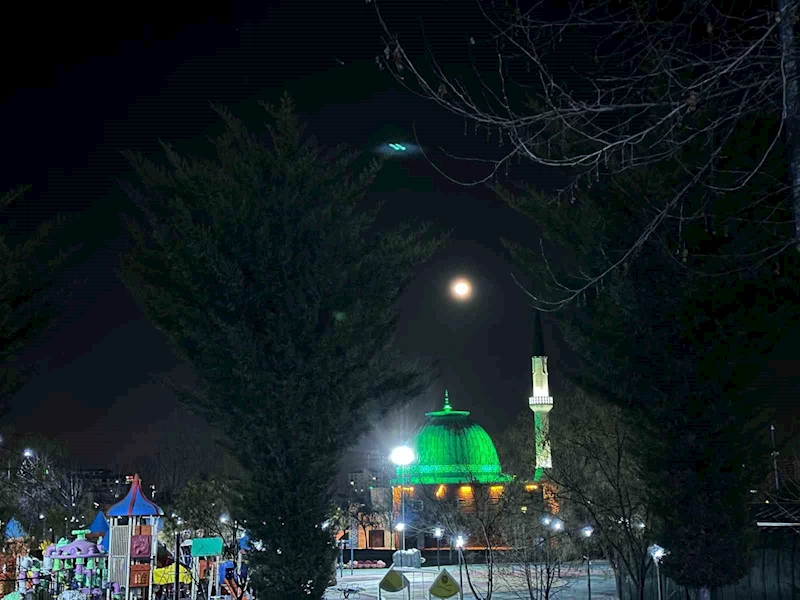 Elazığ’da dolunay görsel şölen sundu
