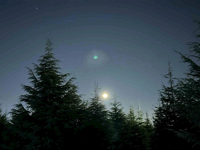 Elazığ’da dolunay görsel şölen sundu
